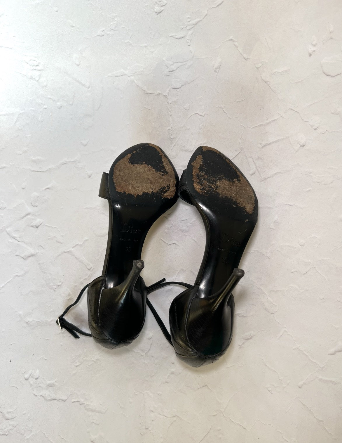 Dior Metal Strap Heels
