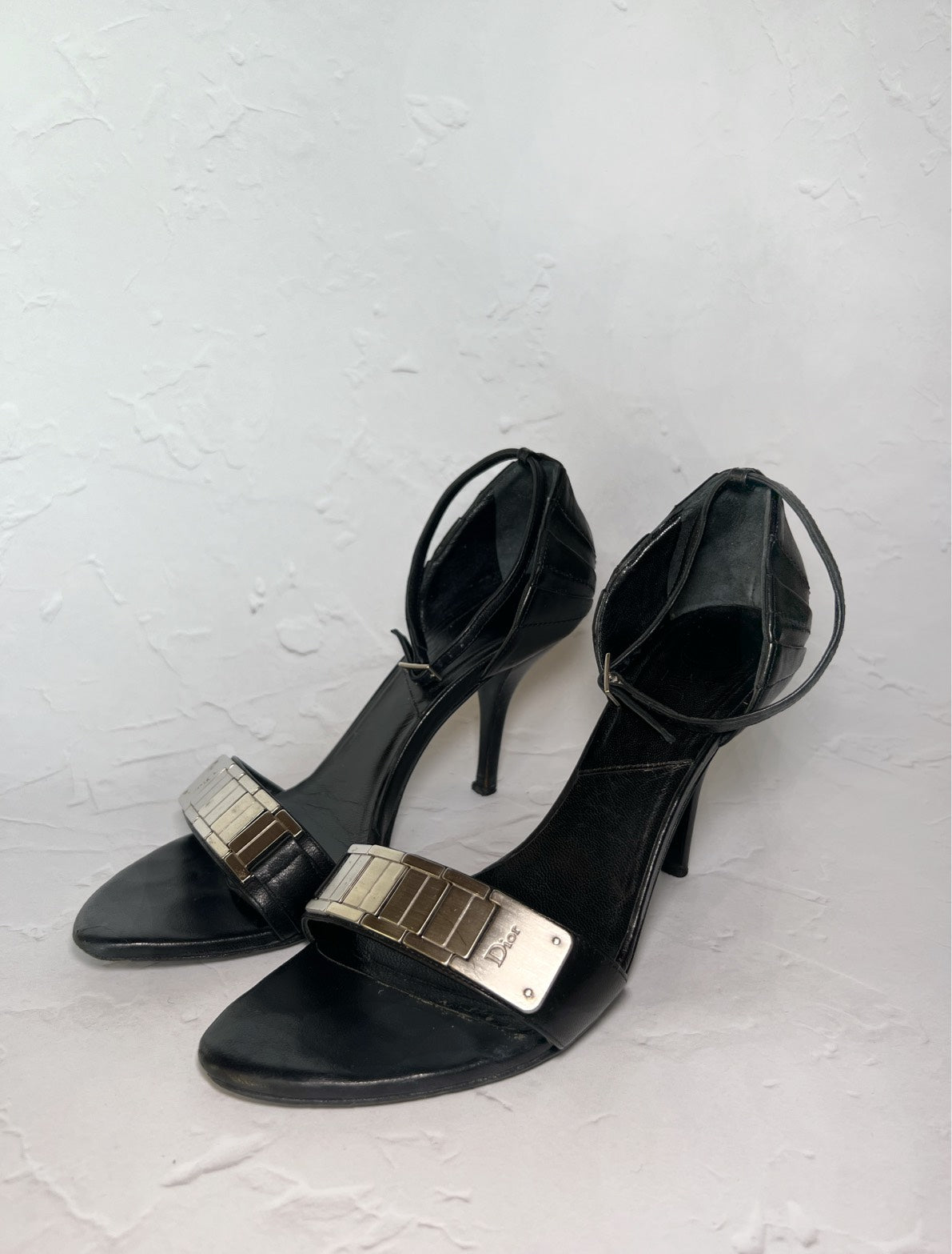 Dior Metal Strap Heels