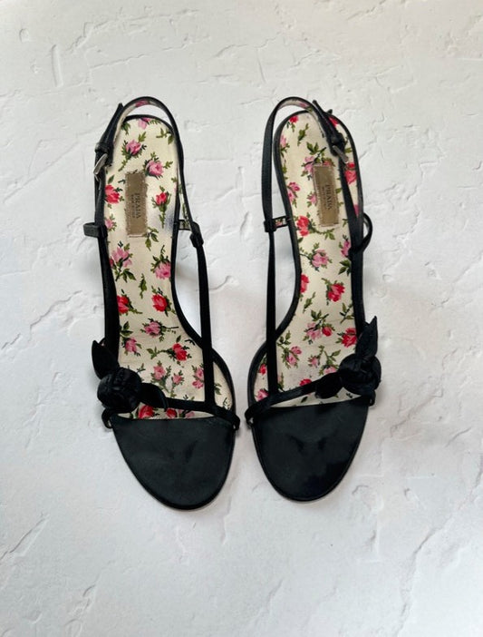 Prada Rosebud heels