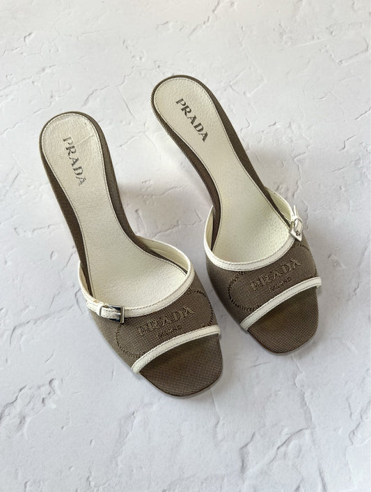 Prada Logo Mules