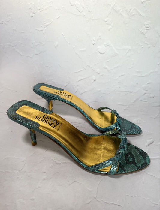 Gianni Versace Python Mules