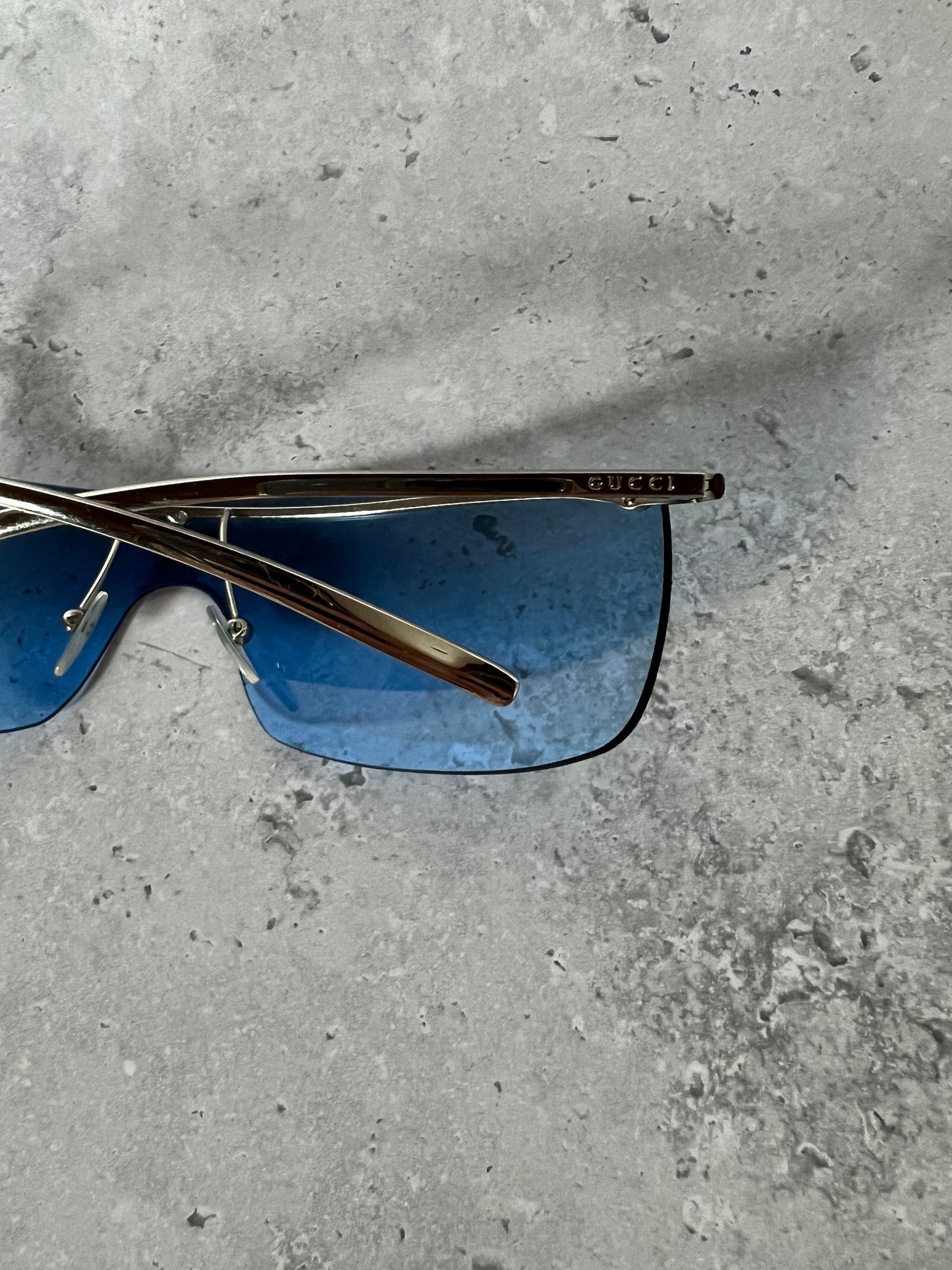 Gucci Blue Visor Sunglasses