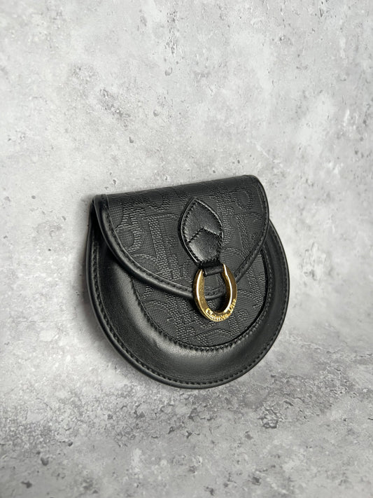 Dior Monogram Leather Coin Purse