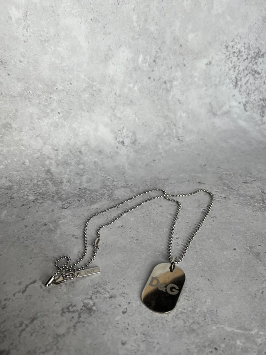 D&G Dog Tag Necklace