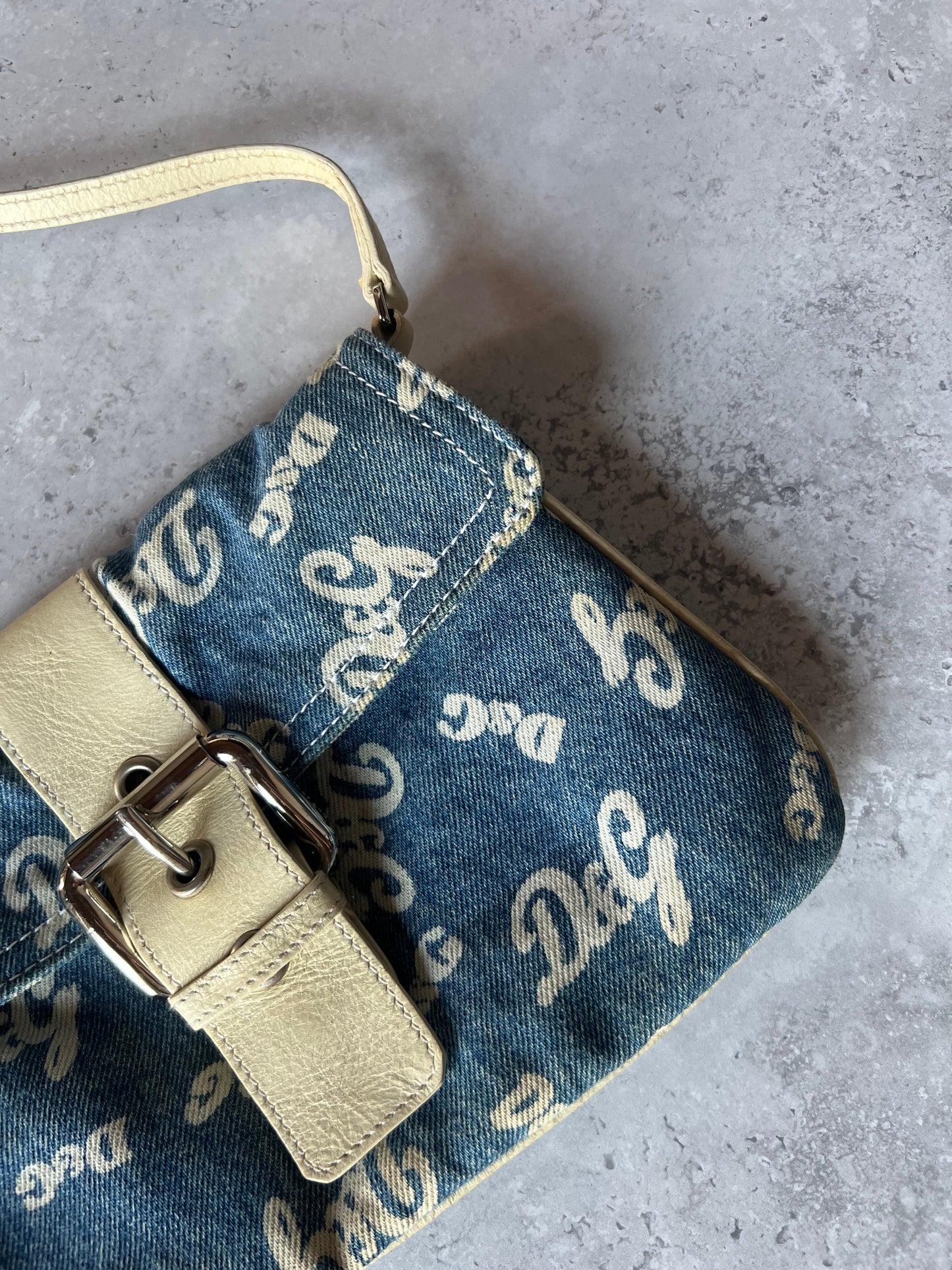 D&G Denim Monogram Bag