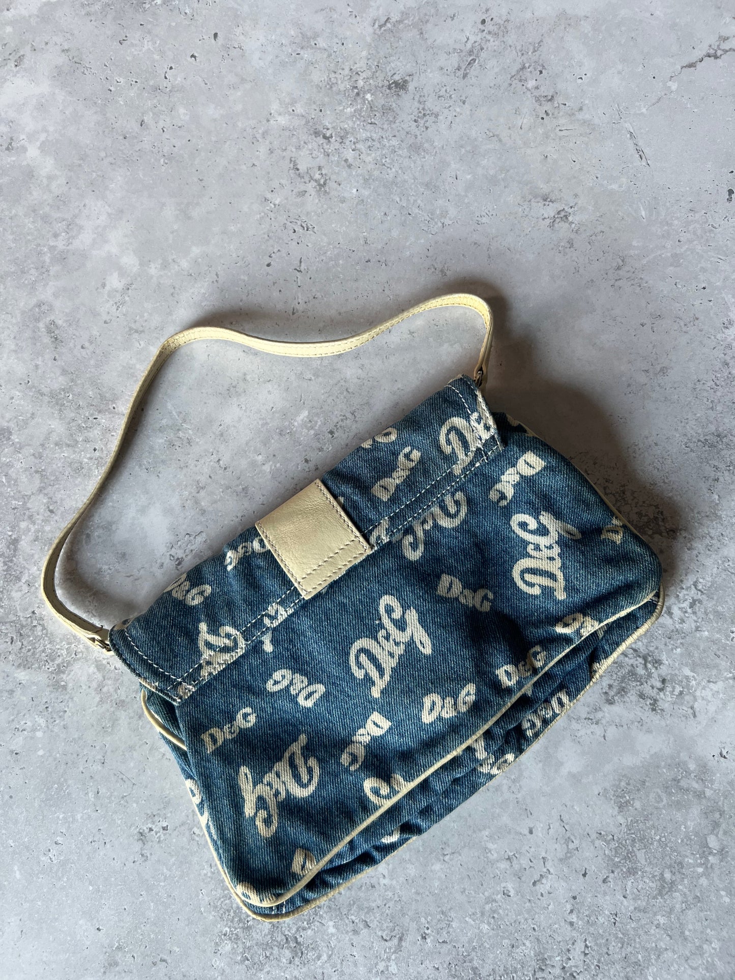 D&G Denim Monogram Bag