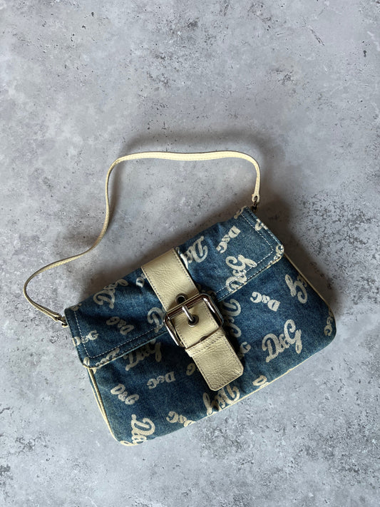 D&G Denim Monogram Bag