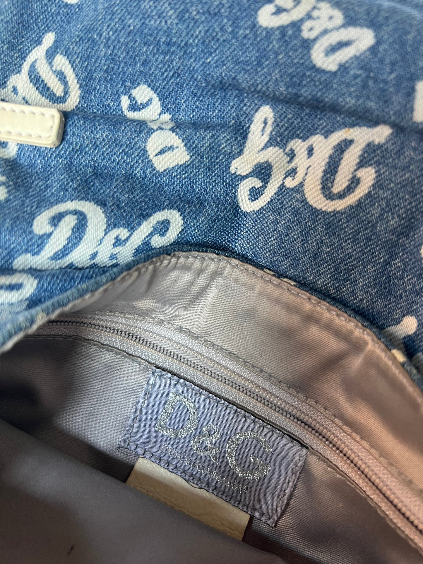 D&G Denim Monogram Bag