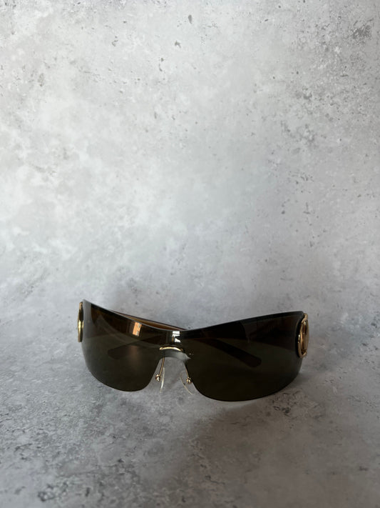 Gucci Brown Horsebit Sunglasses