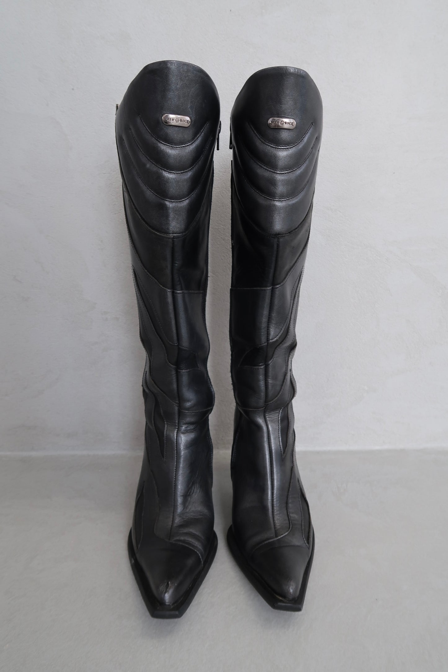 New Rock Lace Up Boots