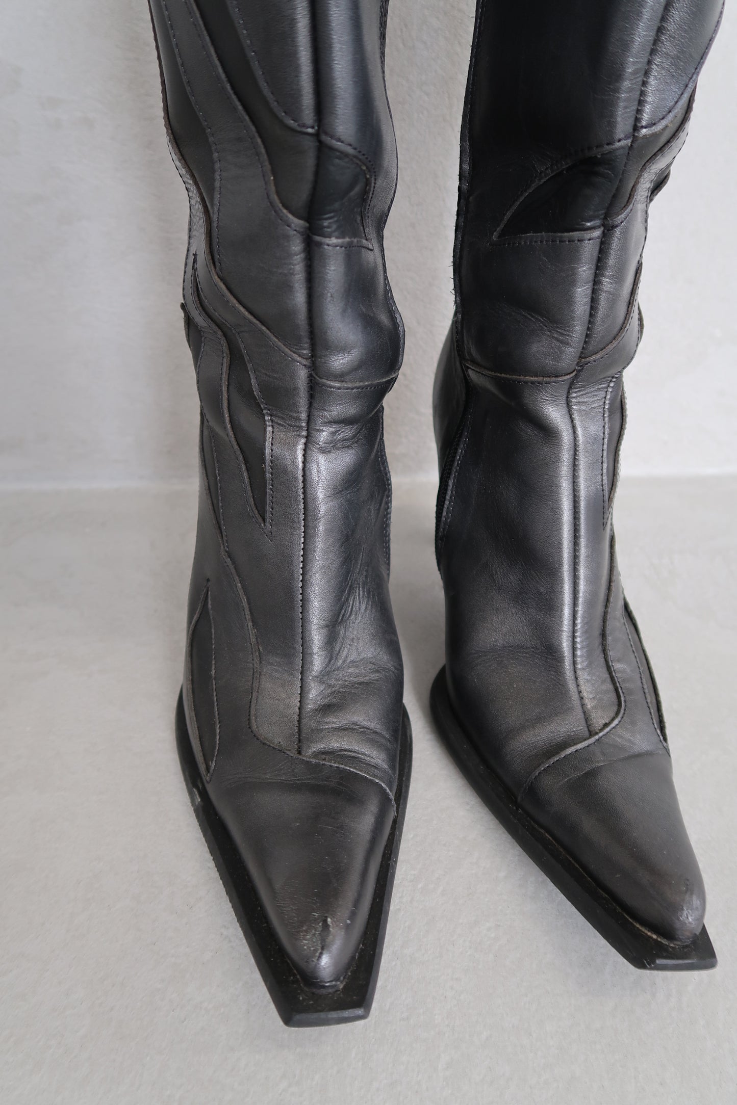 New Rock Lace Up Boots