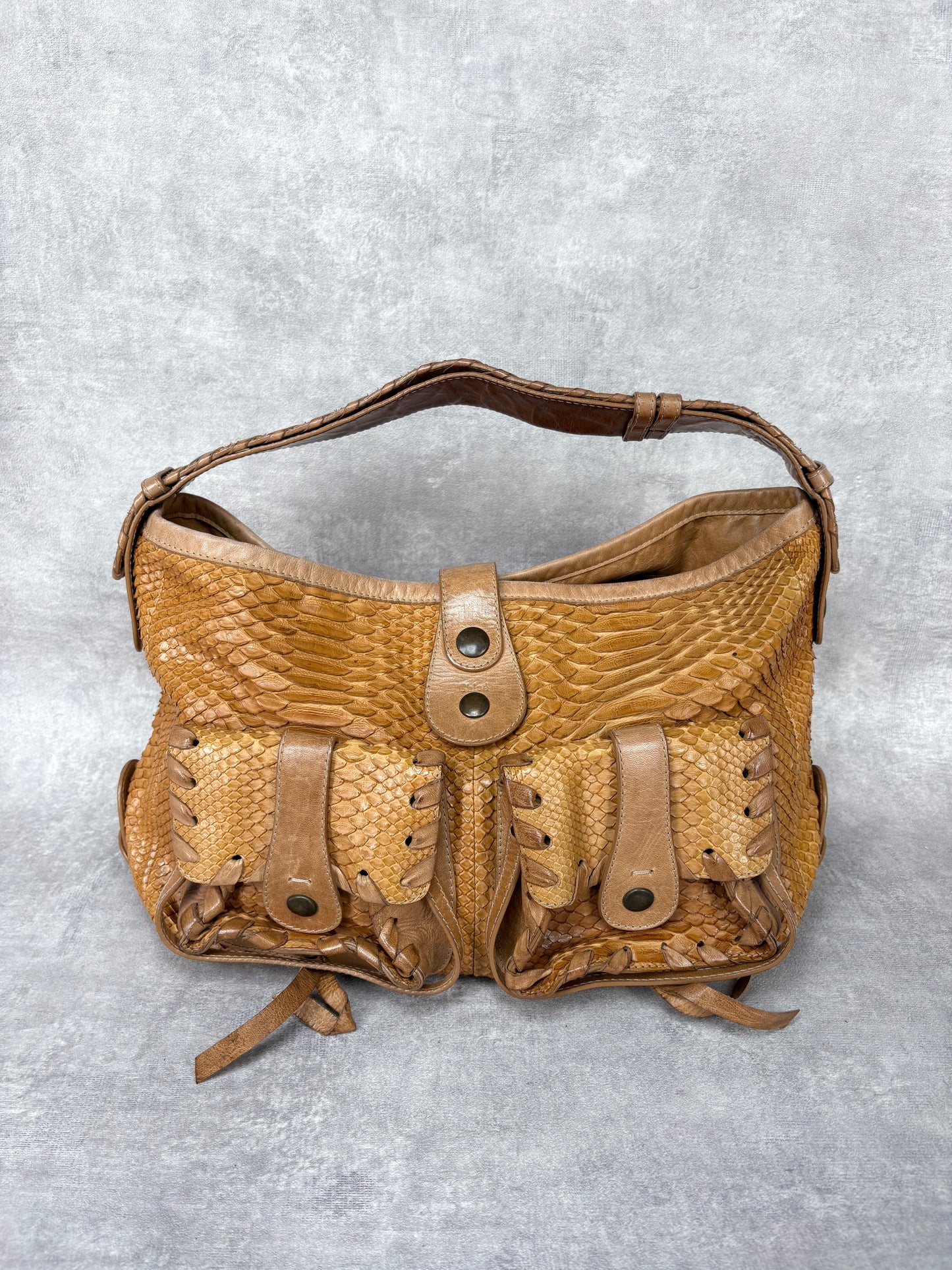 Chloe Silverado Python Bag