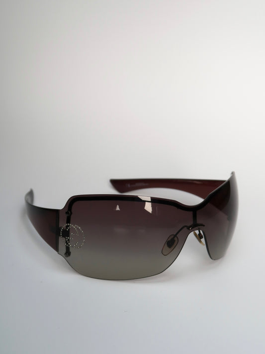 Gucci Diamante Shield Sunglasses