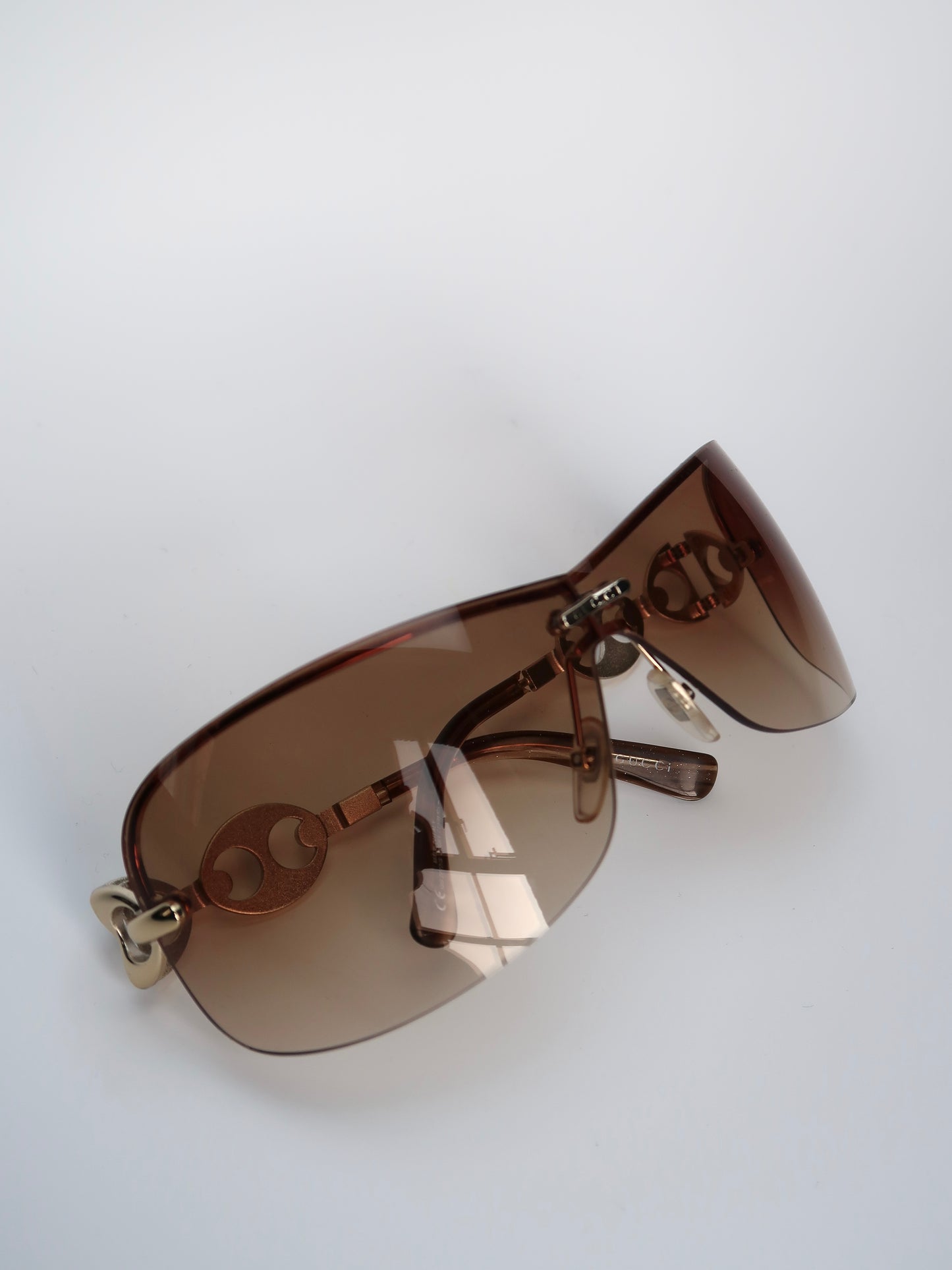 Gucci Gold Chain Sunglasses