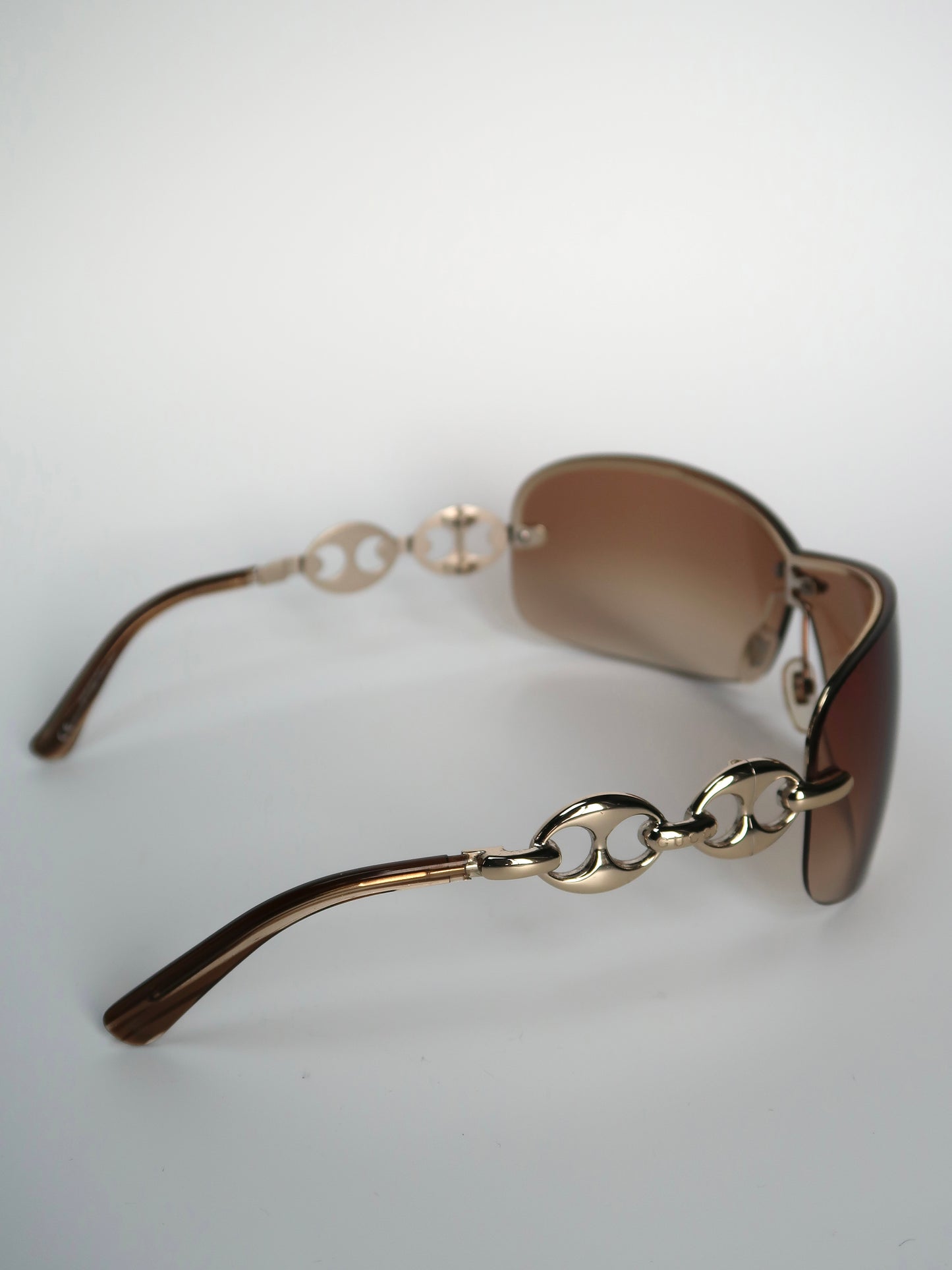 Gucci Gold Chain Sunglasses