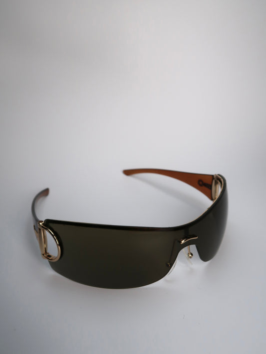 Gucci Brown Horsebit Sunglasses