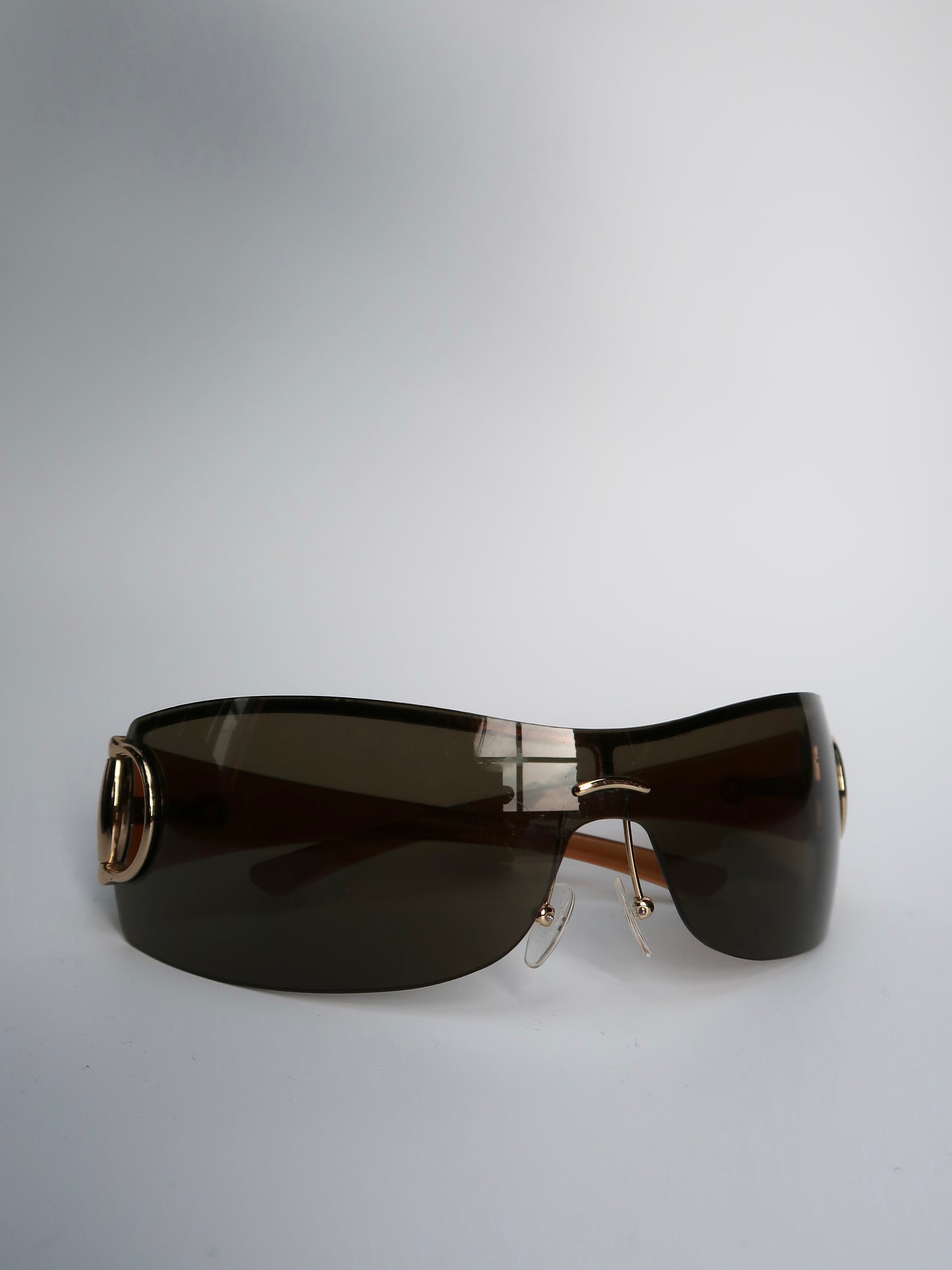 Gucci Brown Horsebit Sunglasses