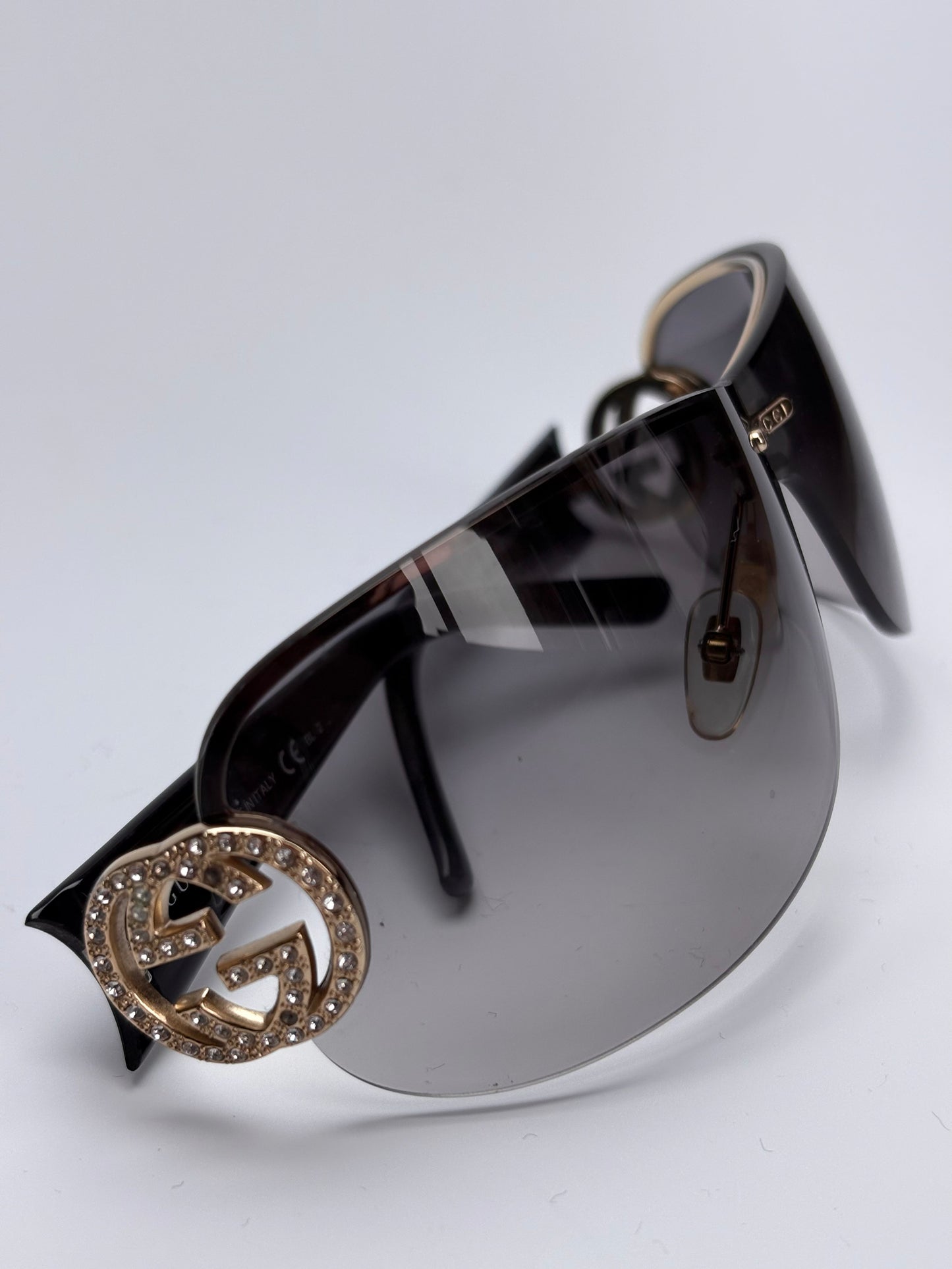 Gucci Gold Diamante Sunglasses