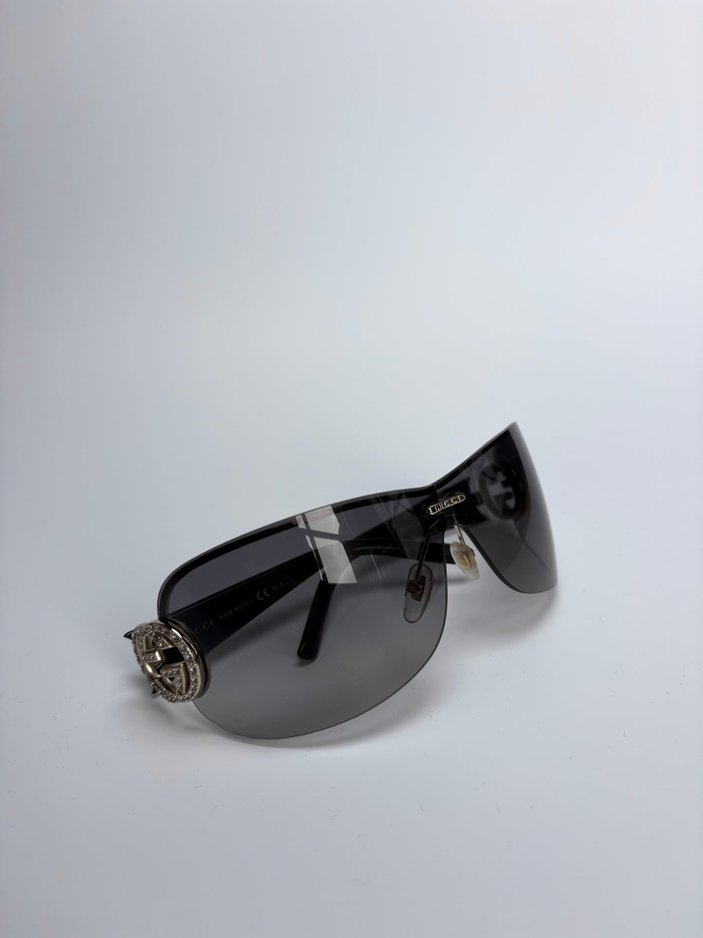 Gucci Gold Diamante Sunglasses