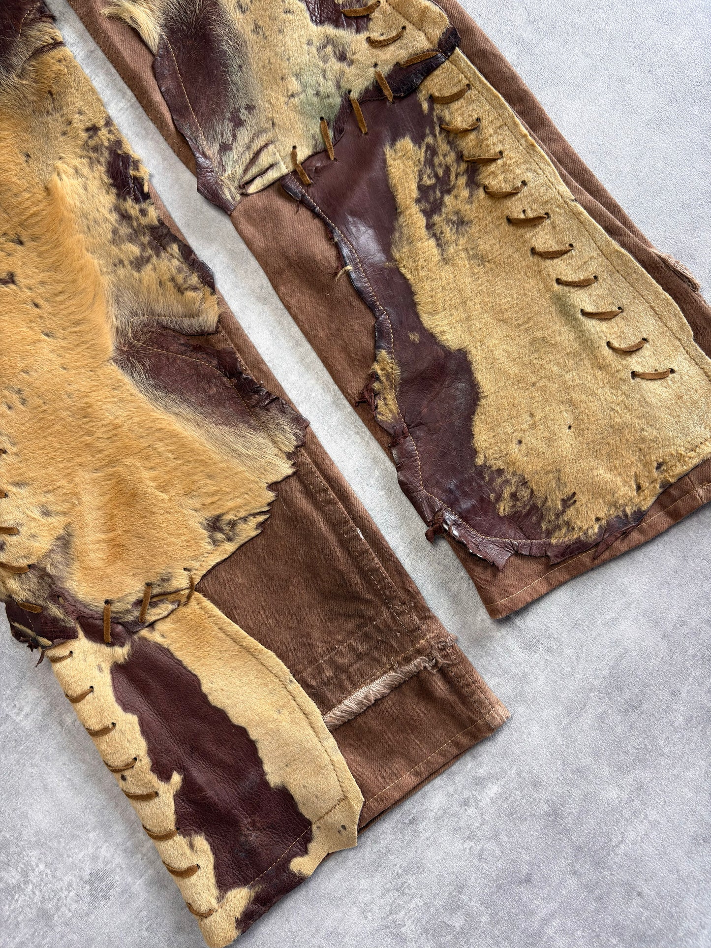 Levis Brown Ponyskin Jeans