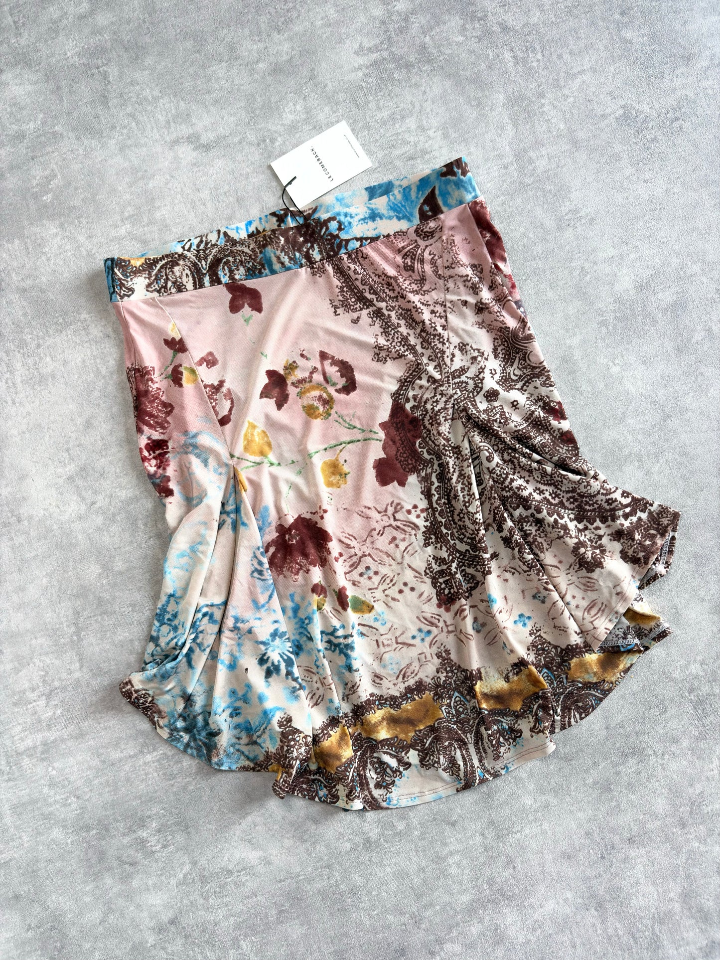 Plein Sud Printed Midi Skirt