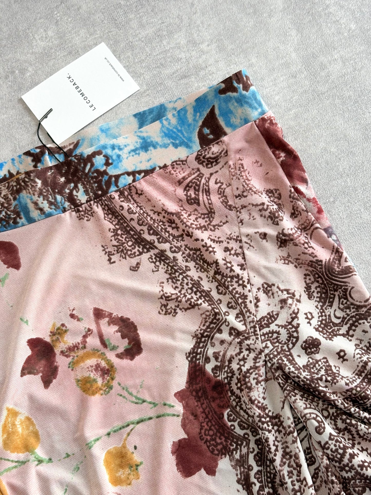 Plein Sud Printed Midi Skirt