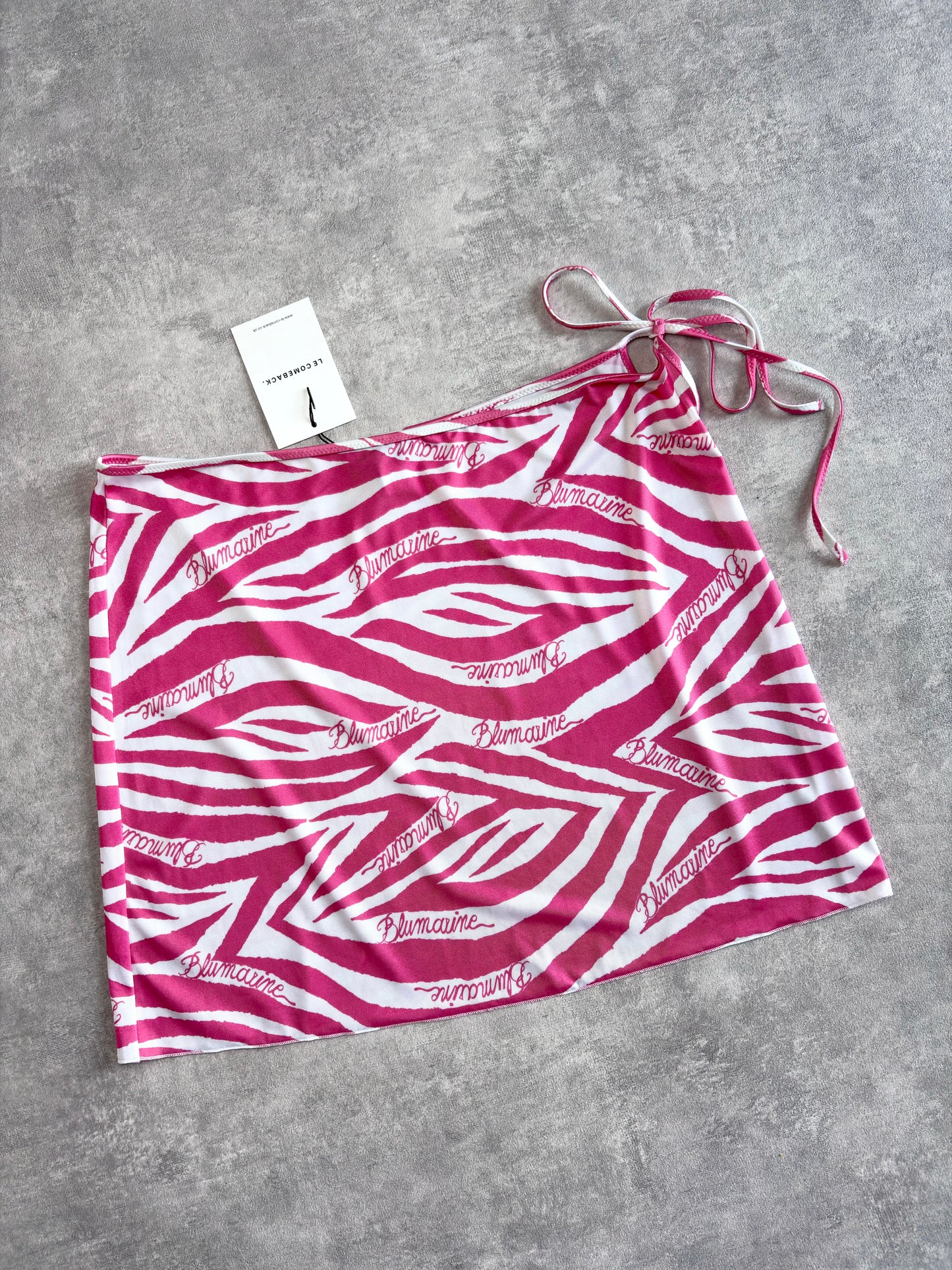 Blumarine Zebra Mini Skirt