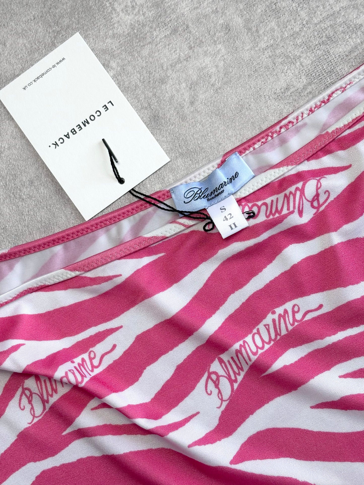 Blumarine Zebra Mini Skirt