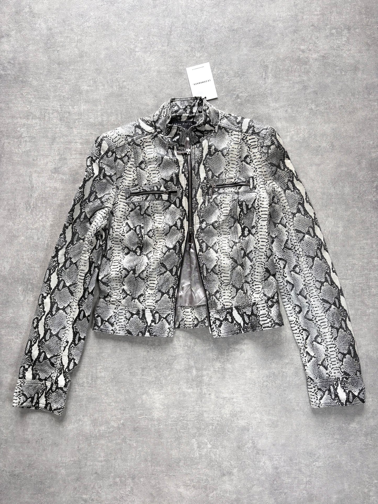Python Style Leather Jacket