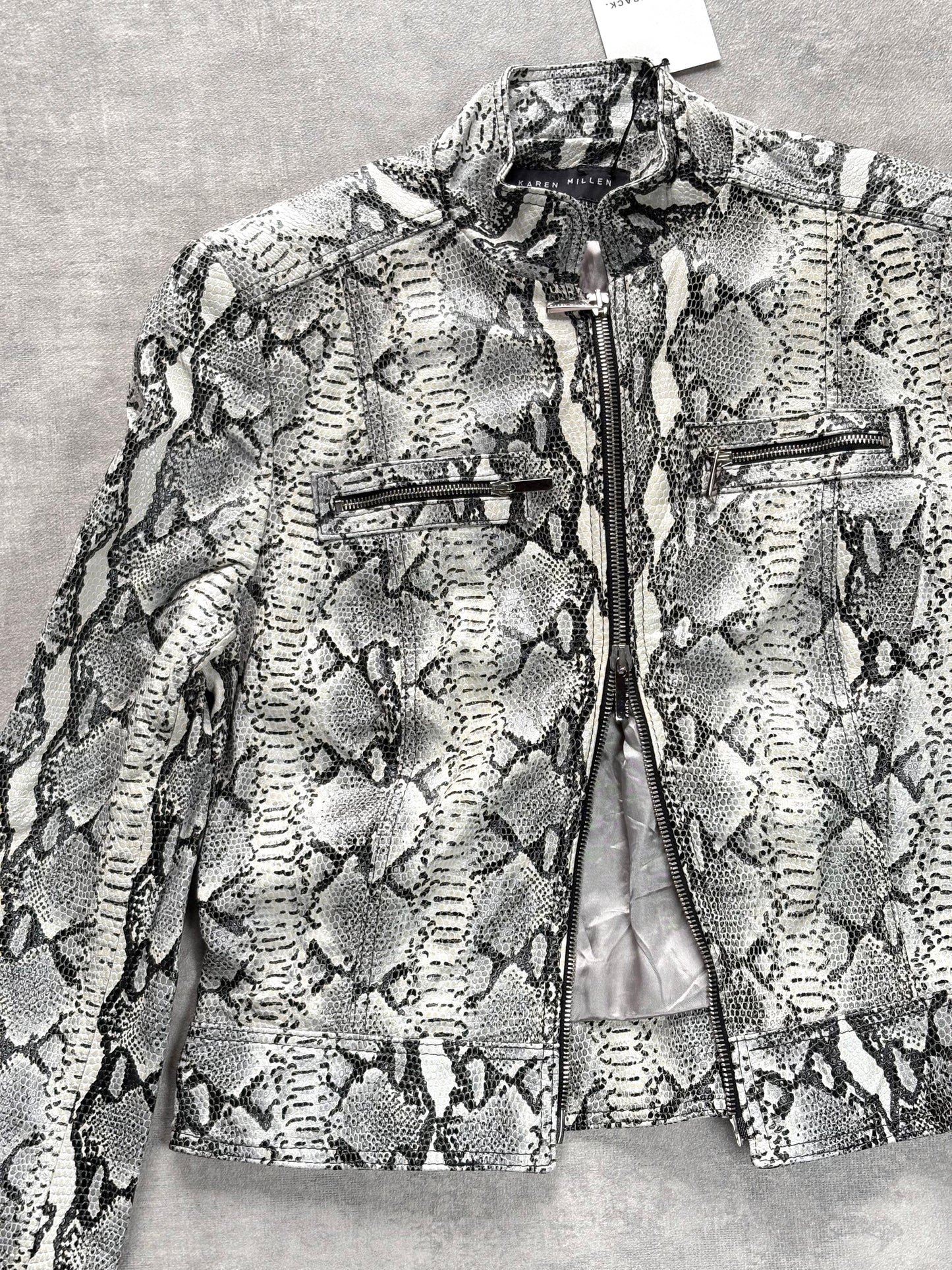 Python Style Leather Jacket