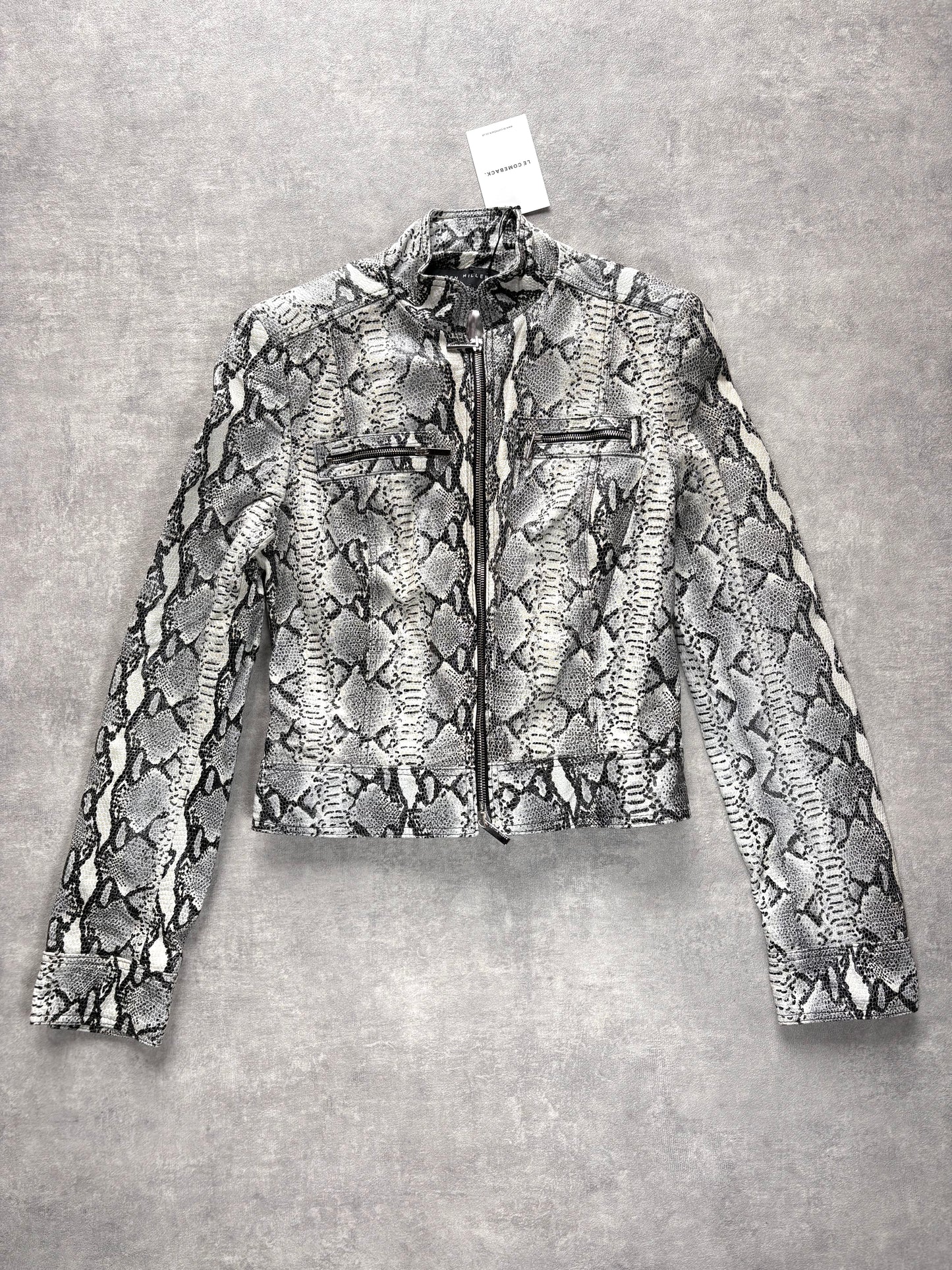 Python Style Leather Jacket