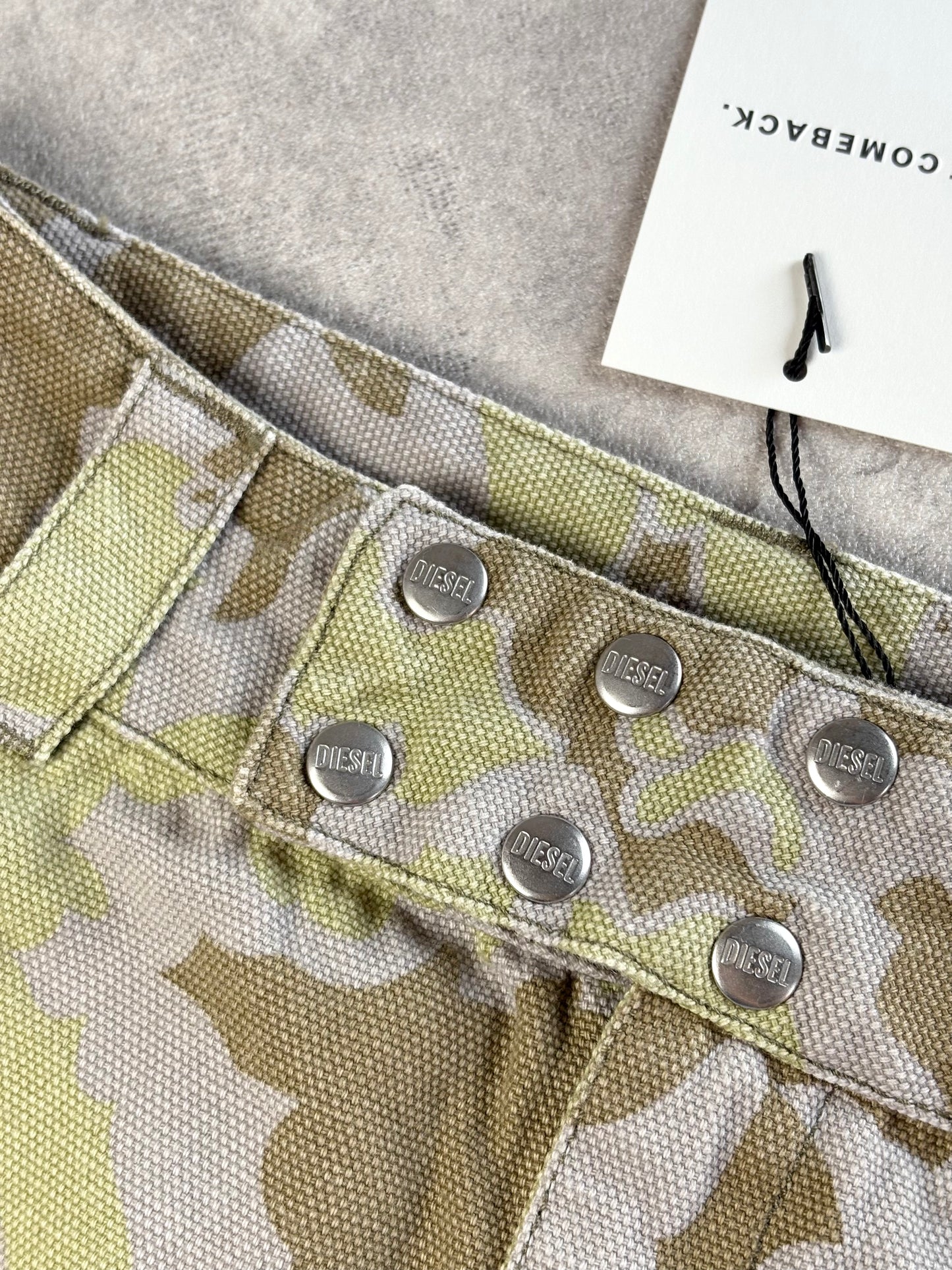 Diesel Camo Print Skirt