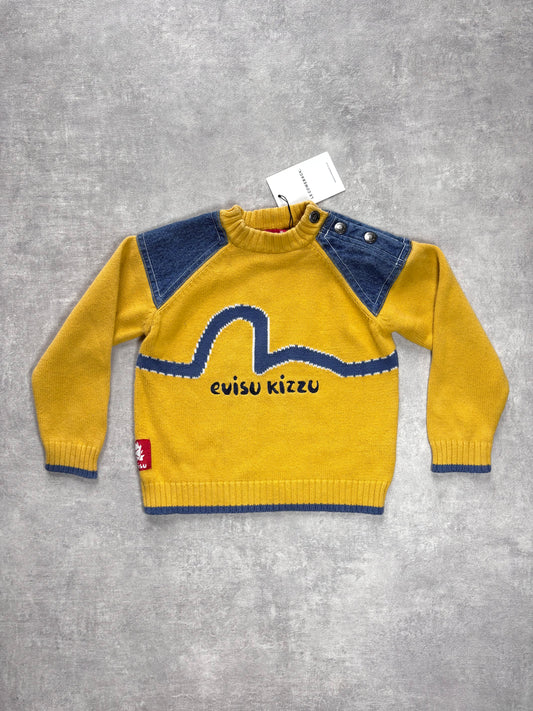 Evisu Kids Yellow Knit