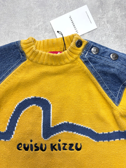Evisu Kids Yellow Knit