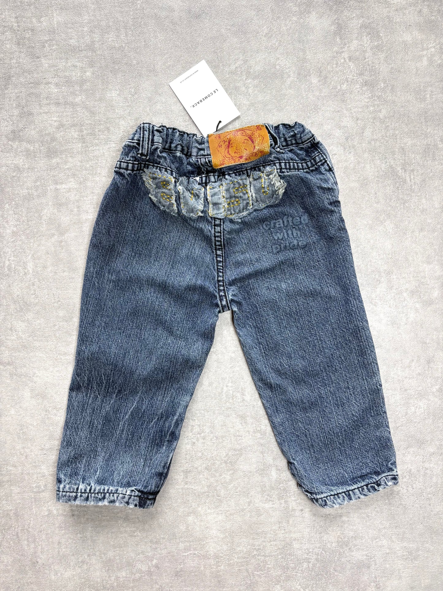 Evisu Kids Distressed Logo Jeans