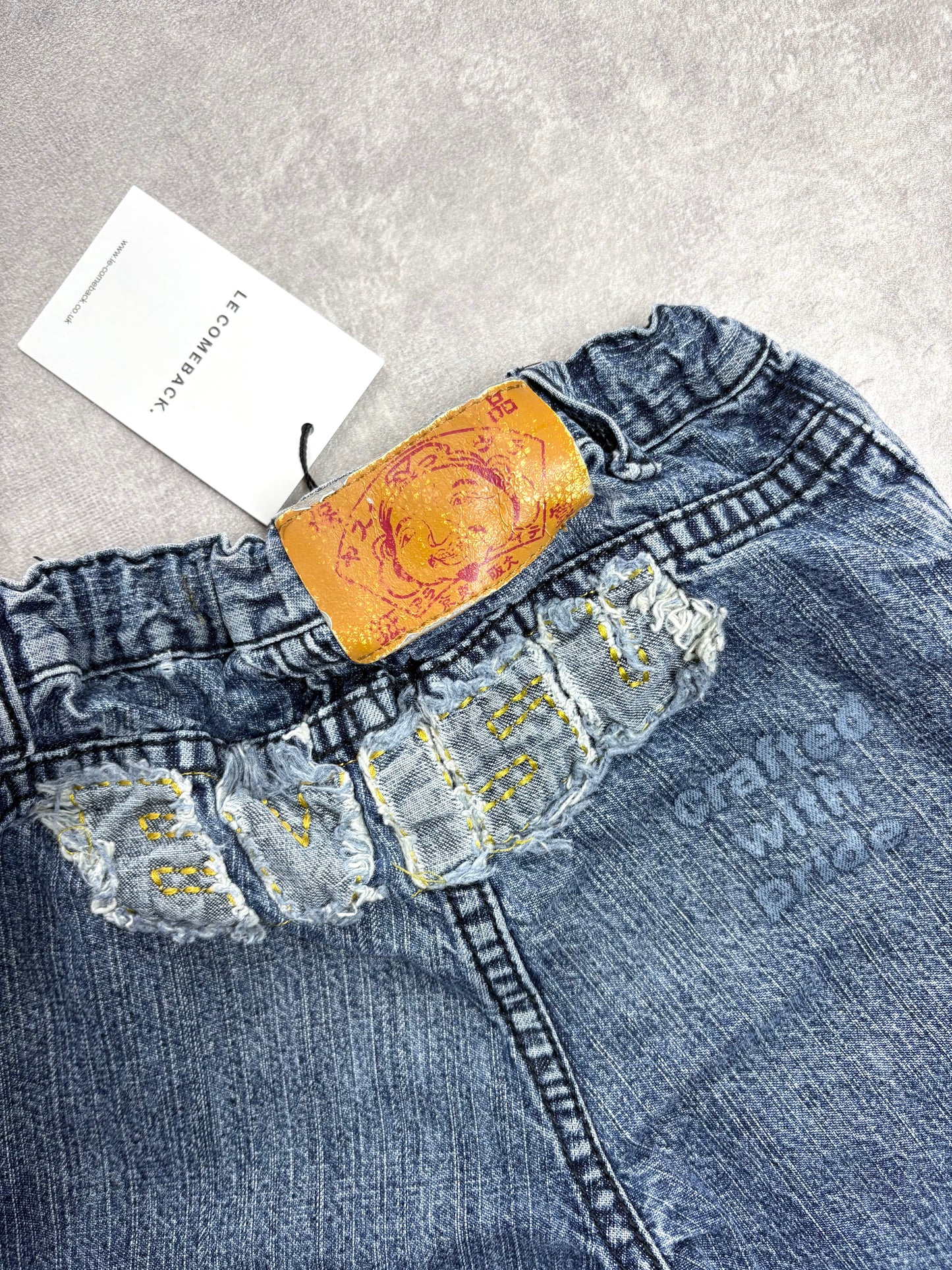 Evisu Kids Distressed Logo Jeans
