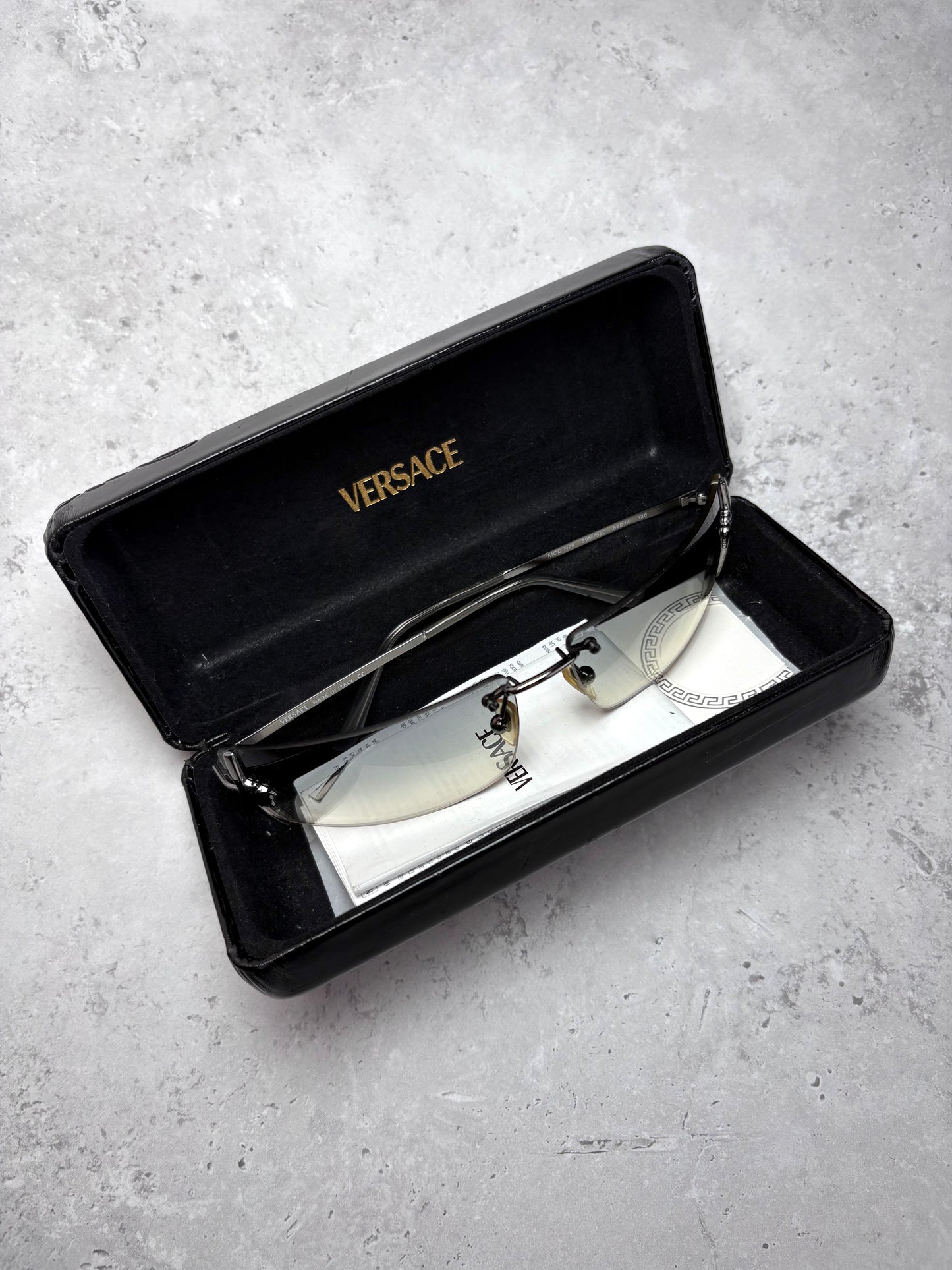 Versace Rimless Sunglasses