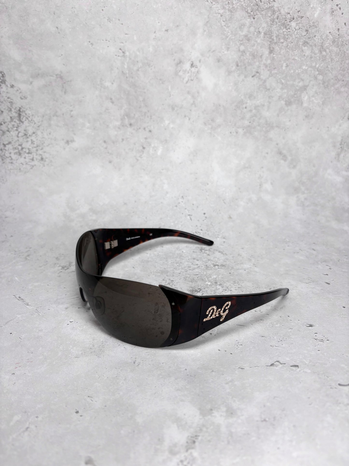D&G Brown Shield Sunglasses