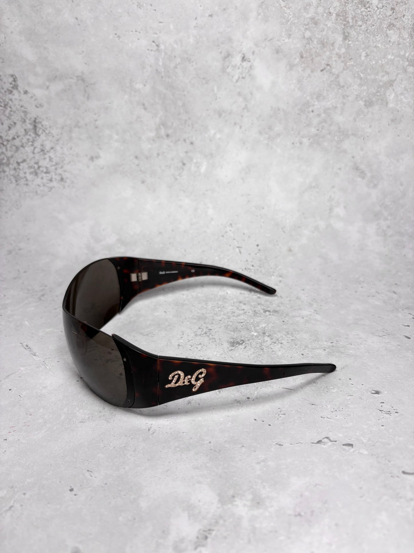 D&G Brown Shield Sunglasses