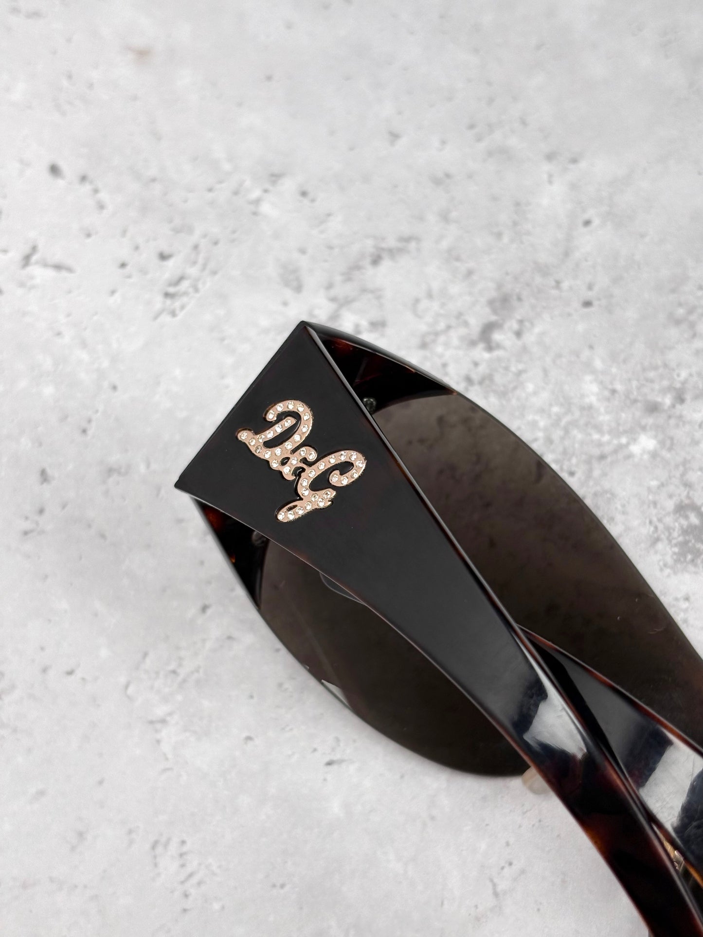 D&G Brown Shield Sunglasses