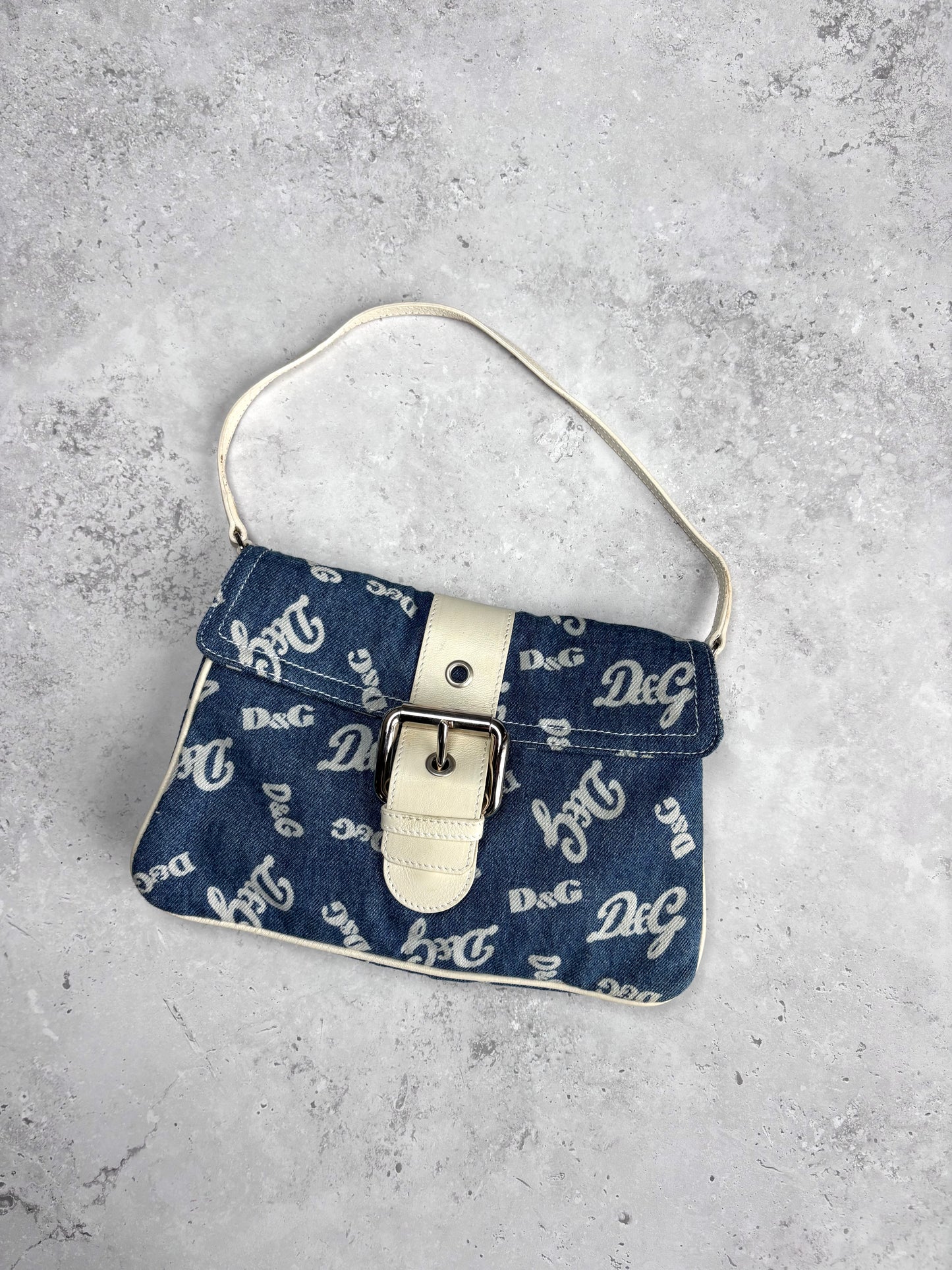 D&G Denim Monogram Bag