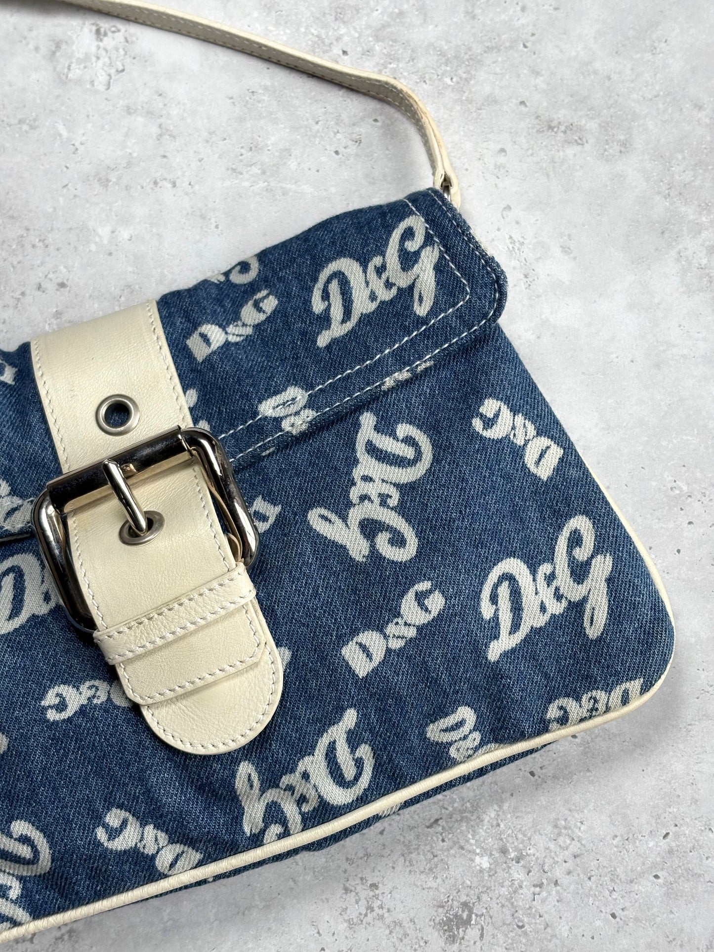 D&G Denim Monogram Bag