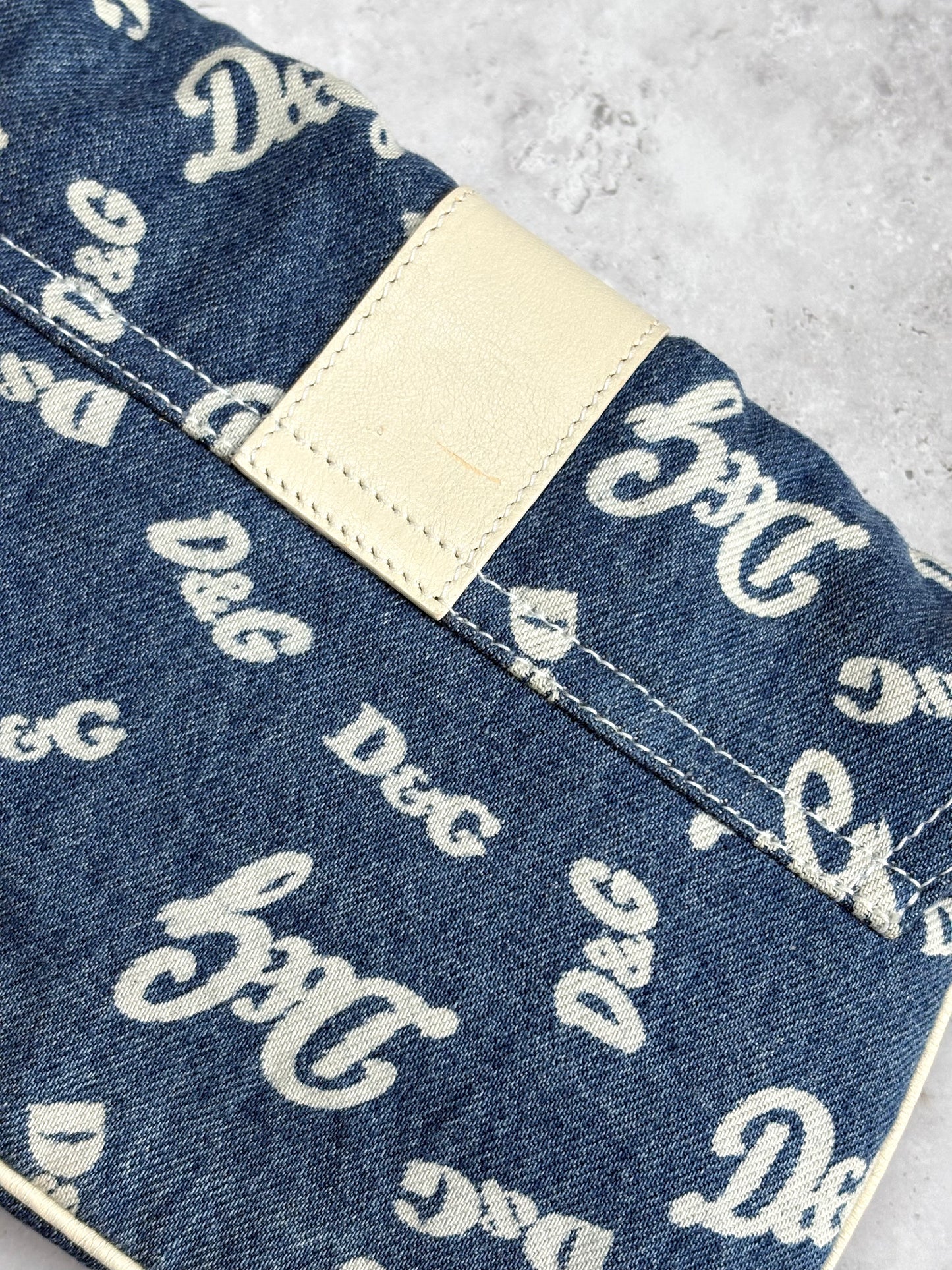 D&G Denim Monogram Bag