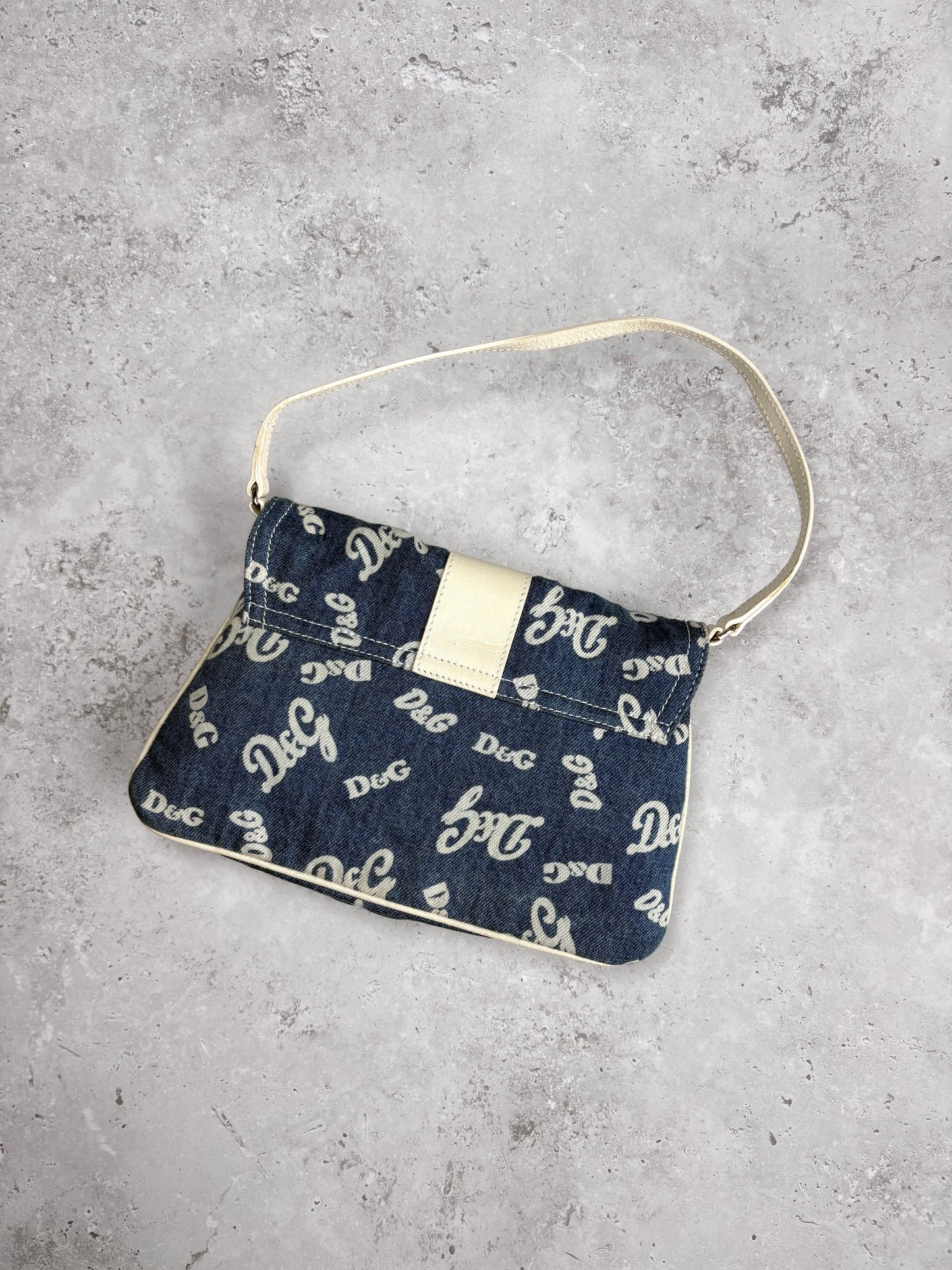 D&G Denim Monogram Bag