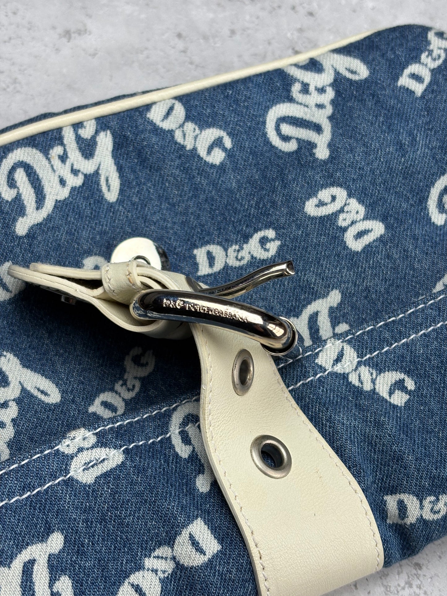 D&G Denim Monogram Bag