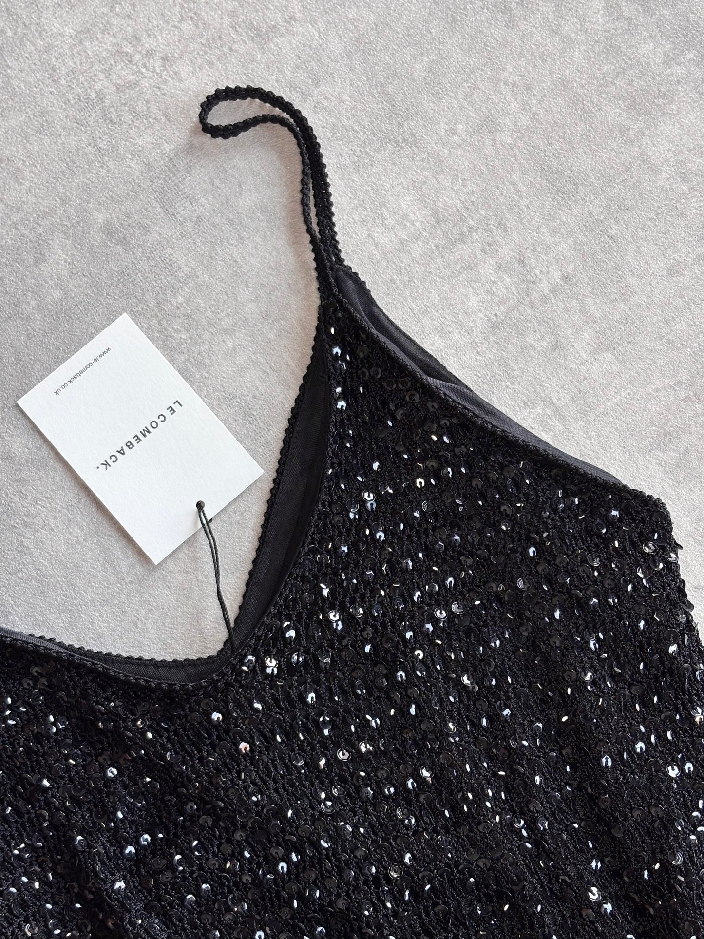 Versace Sequin Crochet Midi Dress