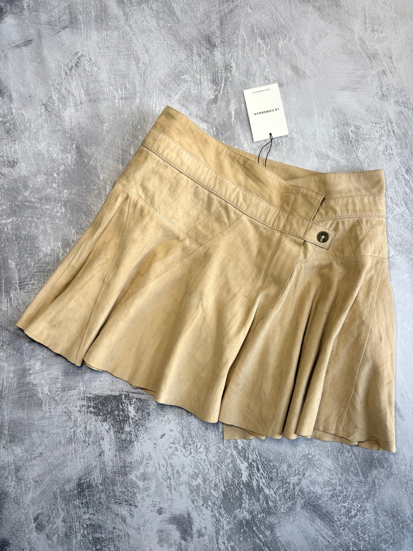 Cavalli Suede Wrap Skirt
