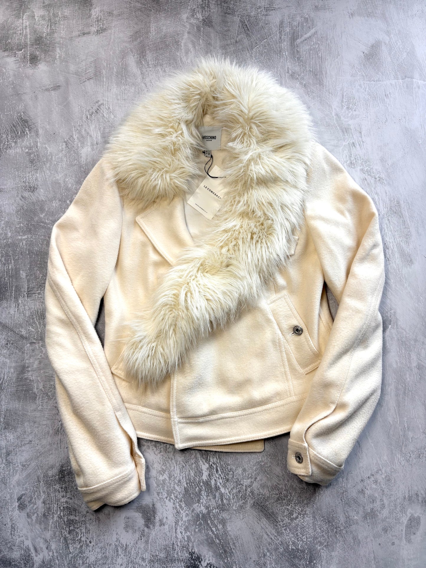 Moschino Fur Collar Jacket