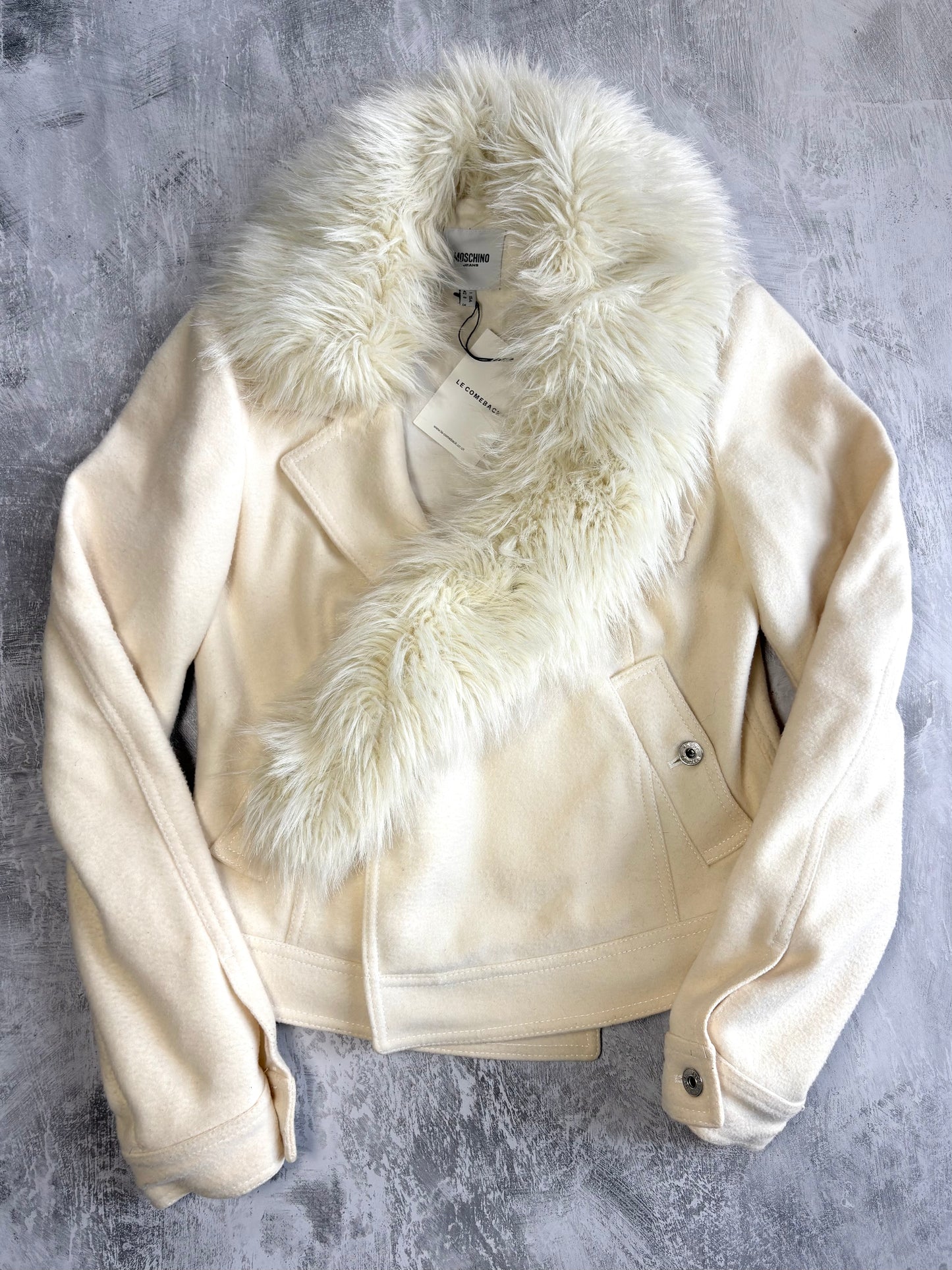 Moschino Fur Collar Jacket