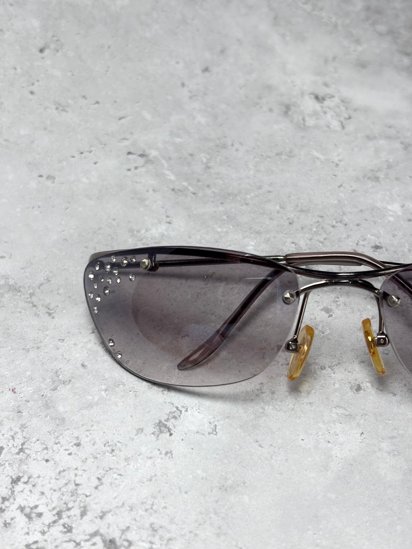 Dior Flash Diamante Sunglasses